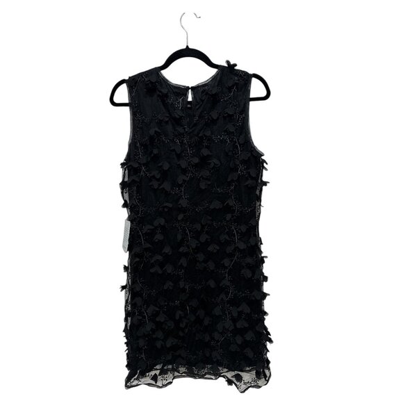 MAX STUDIO Women Floral Black Dress MEDIUM - Picture 3 of 7